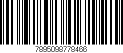 Código de barras (EAN, GTIN, SKU, ISBN): '7895098778466'