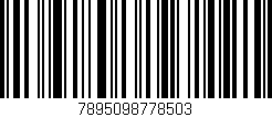 Código de barras (EAN, GTIN, SKU, ISBN): '7895098778503'