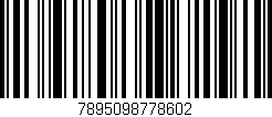 Código de barras (EAN, GTIN, SKU, ISBN): '7895098778602'