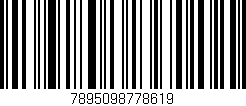 Código de barras (EAN, GTIN, SKU, ISBN): '7895098778619'