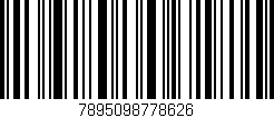 Código de barras (EAN, GTIN, SKU, ISBN): '7895098778626'