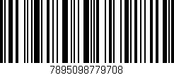 Código de barras (EAN, GTIN, SKU, ISBN): '7895098779708'