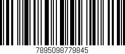 Código de barras (EAN, GTIN, SKU, ISBN): '7895098779845'