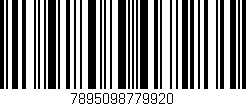 Código de barras (EAN, GTIN, SKU, ISBN): '7895098779920'