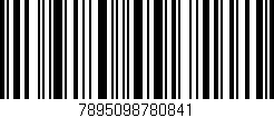 Código de barras (EAN, GTIN, SKU, ISBN): '7895098780841'