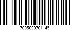 Código de barras (EAN, GTIN, SKU, ISBN): '7895098781145'