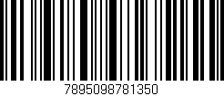 Código de barras (EAN, GTIN, SKU, ISBN): '7895098781350'