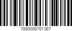 Código de barras (EAN, GTIN, SKU, ISBN): '7895098781367'