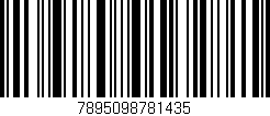 Código de barras (EAN, GTIN, SKU, ISBN): '7895098781435'