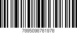 Código de barras (EAN, GTIN, SKU, ISBN): '7895098781978'