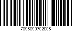 Código de barras (EAN, GTIN, SKU, ISBN): '7895098782005'