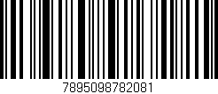 Código de barras (EAN, GTIN, SKU, ISBN): '7895098782081'