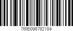Código de barras (EAN, GTIN, SKU, ISBN): '7895098782104'