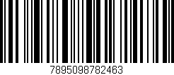 Código de barras (EAN, GTIN, SKU, ISBN): '7895098782463'