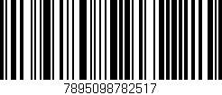 Código de barras (EAN, GTIN, SKU, ISBN): '7895098782517'