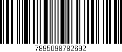 Código de barras (EAN, GTIN, SKU, ISBN): '7895098782692'
