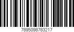 Código de barras (EAN, GTIN, SKU, ISBN): '7895098783217'