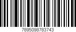 Código de barras (EAN, GTIN, SKU, ISBN): '7895098783743'