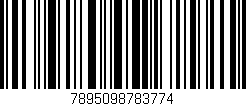 Código de barras (EAN, GTIN, SKU, ISBN): '7895098783774'