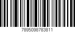 Código de barras (EAN, GTIN, SKU, ISBN): '7895098783811'