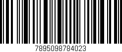 Código de barras (EAN, GTIN, SKU, ISBN): '7895098784023'