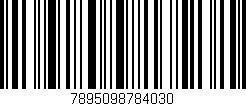 Código de barras (EAN, GTIN, SKU, ISBN): '7895098784030'