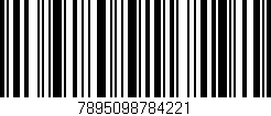 Código de barras (EAN, GTIN, SKU, ISBN): '7895098784221'
