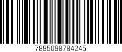 Código de barras (EAN, GTIN, SKU, ISBN): '7895098784245'