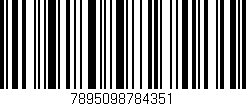 Código de barras (EAN, GTIN, SKU, ISBN): '7895098784351'