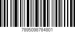 Código de barras (EAN, GTIN, SKU, ISBN): '7895098784801'
