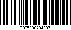 Código de barras (EAN, GTIN, SKU, ISBN): '7895098784887'