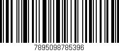 Código de barras (EAN, GTIN, SKU, ISBN): '7895098785396'