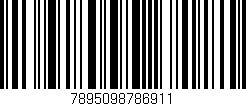 Código de barras (EAN, GTIN, SKU, ISBN): '7895098786911'