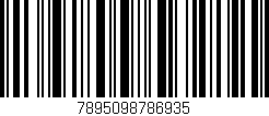 Código de barras (EAN, GTIN, SKU, ISBN): '7895098786935'