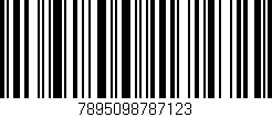Código de barras (EAN, GTIN, SKU, ISBN): '7895098787123'