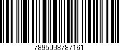 Código de barras (EAN, GTIN, SKU, ISBN): '7895098787161'