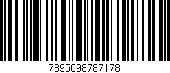 Código de barras (EAN, GTIN, SKU, ISBN): '7895098787178'