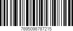 Código de barras (EAN, GTIN, SKU, ISBN): '7895098787215'
