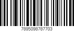 Código de barras (EAN, GTIN, SKU, ISBN): '7895098787703'