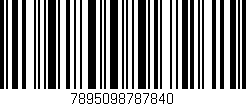 Código de barras (EAN, GTIN, SKU, ISBN): '7895098787840'