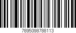 Código de barras (EAN, GTIN, SKU, ISBN): '7895098788113'