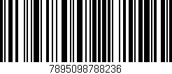Código de barras (EAN, GTIN, SKU, ISBN): '7895098788236'