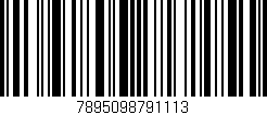 Código de barras (EAN, GTIN, SKU, ISBN): '7895098791113'
