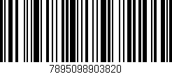 Código de barras (EAN, GTIN, SKU, ISBN): '7895098903820'
