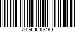 Código de barras (EAN, GTIN, SKU, ISBN): '7895098905169'