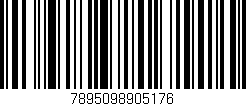 Código de barras (EAN, GTIN, SKU, ISBN): '7895098905176'