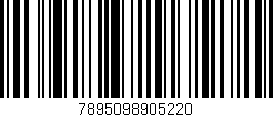 Código de barras (EAN, GTIN, SKU, ISBN): '7895098905220'