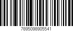Código de barras (EAN, GTIN, SKU, ISBN): '7895098905541'