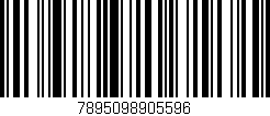 Código de barras (EAN, GTIN, SKU, ISBN): '7895098905596'