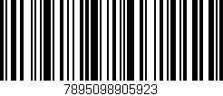 Código de barras (EAN, GTIN, SKU, ISBN): '7895098905923'